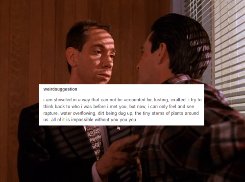 laughingpinecone: Twin Peaks x @weirdsuggestion 3/?