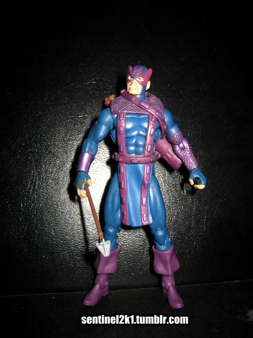 Marvel Universe: Dark HawkeyeYes. “Dark Hawkeye” or Bullseye dressed up as Hawkeye. The figure itsel