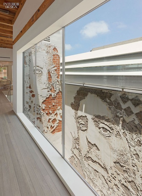 interiordesignmagazine: Street artist Vhils, aka Alexandre Farto, created this CODAaward-winning mur