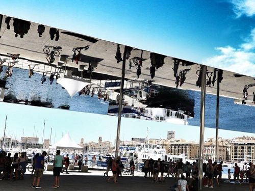 Reflect yourself // See yourself under this Vieux Port pavilion by @fosterandpartners , one of the t