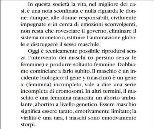 Valerie Solanas, S.C.U.M. Manifesto per l’eliminazione dei maschi(S.C.U.M. Manifesto Society for Cut