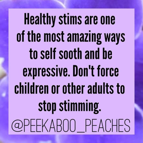 Posted @withregram • @peekaboo_peaches Healthy stims that aren&rsquo;t harmful or extremely disrupti