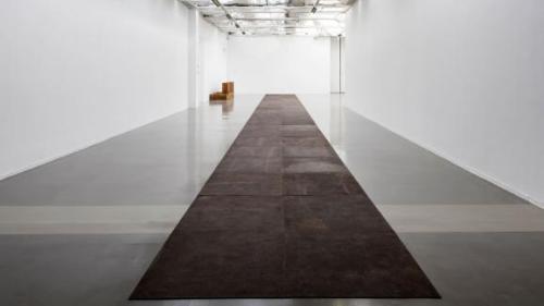 Carl Andre, 46 Roaring Forties, 1988, weathered steel