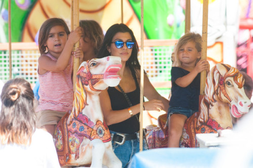 September 5th- Kourtney, Mason &amp; Penelope at the Malibu fair