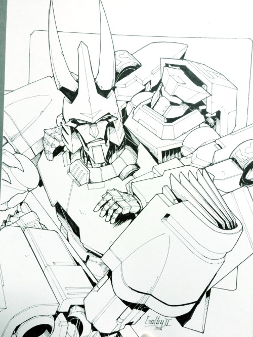 golby2:Cyclonus and Tailgate. Commission!