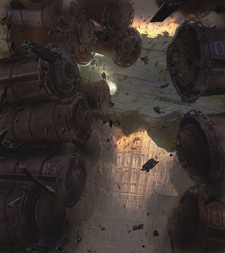 saveroomminibar:  Dead Space. Environment Concept Art by Jason Courtney 