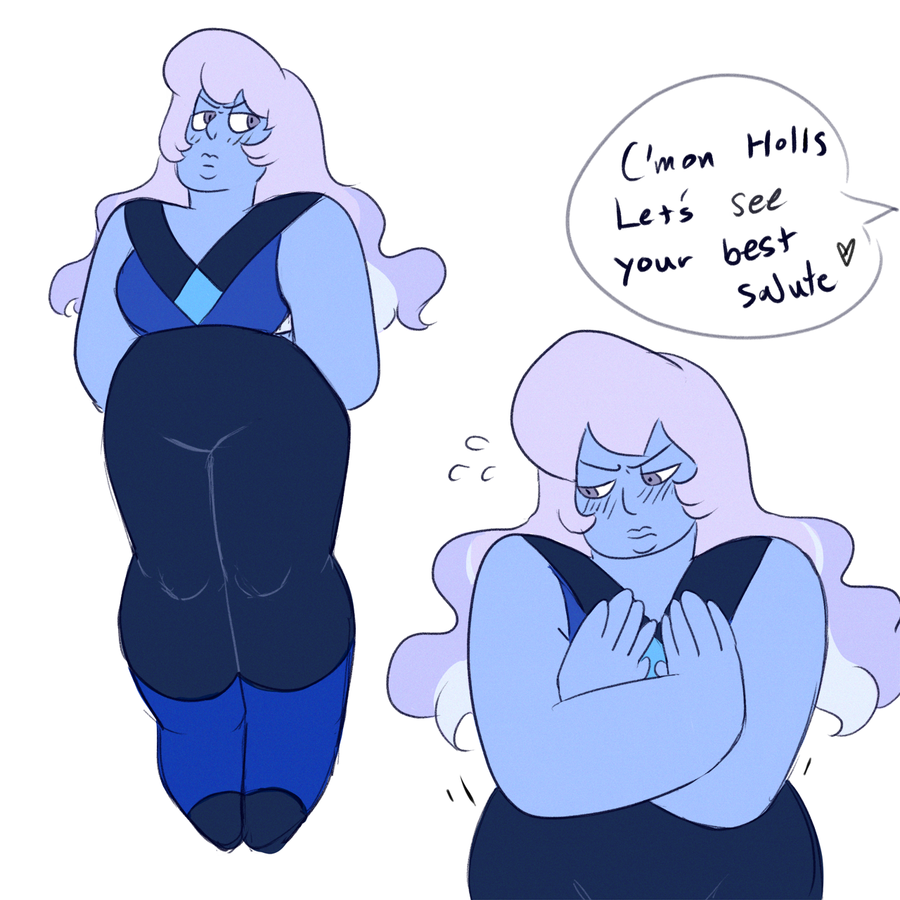molded-from-clay: I doodled this last week and finally got around to coloring it. 