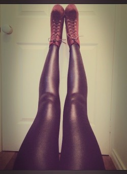 Heels and leggings