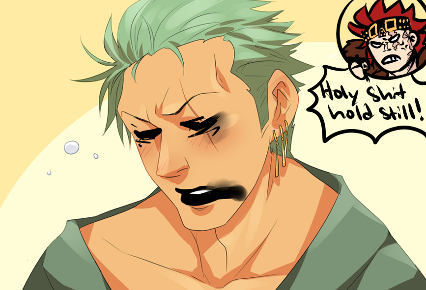 askdrunkzoro:  (( metal!Zoro is my fav, I hope you know this. GAWD LOVE IT. ))  Excuse