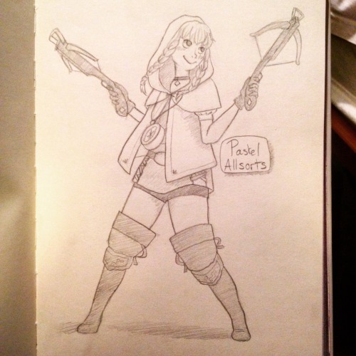 Somehow I just… Want Linkle to have thunder thighs. She cute <3