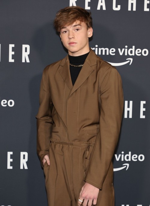 Maxwell Jenkins attends the premiere of Amazon Prime&rsquo;s new series &ldquo;Reacher&r