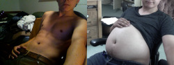 mensabdomens:  benlikeschubbs:  Before and