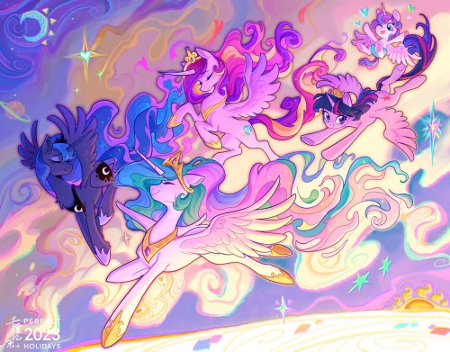 mediumsizetex:   The princesses of Equestria  by  jficbcPCR6eYujO  