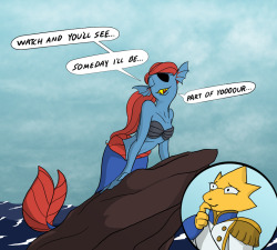 poisondilu:  omny87:  Undyne the Sea Based