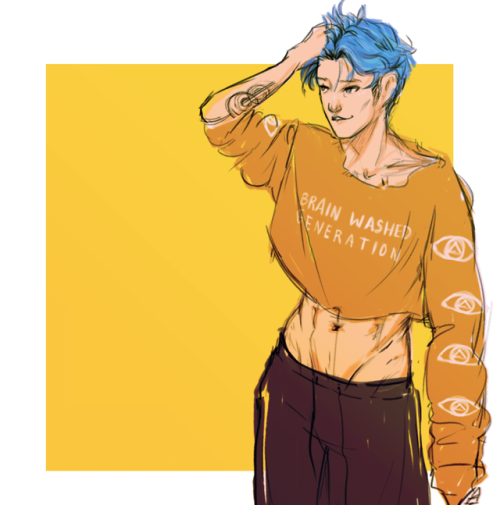 ok but chanyeol in that sweater&hellip; as a crop top&hellip;