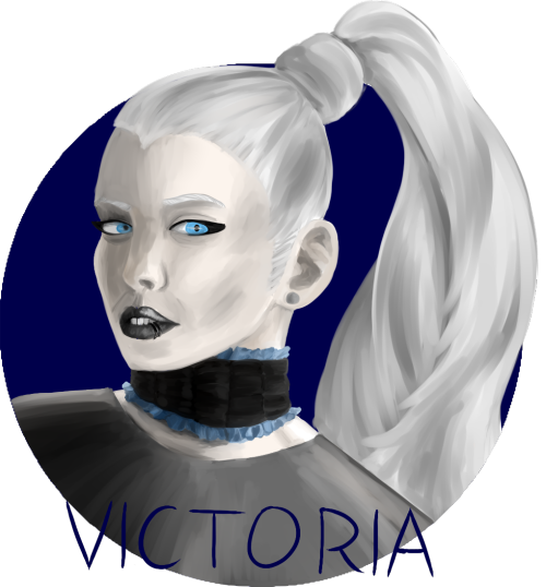 offsprang: I painted my character Victoria! I recorded it and will link it wen it’s finished u