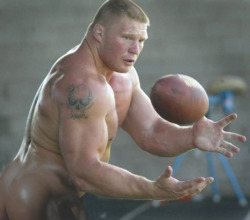 ilovemasculinity:  Naked football? Where? 