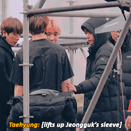 jjks: taehyung probably really likes jeongguk’s biceps