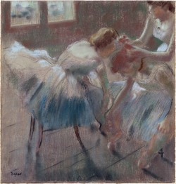 master-painters:  Edgar Degas - Three Dancers