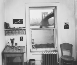 tamburina:  Rudy Burckhardt, A View From Brooklyn II, 1954 