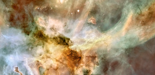 nubbsgalore:hubble’s panorama of the carina nebula, some 7500 light years away from earth, and about