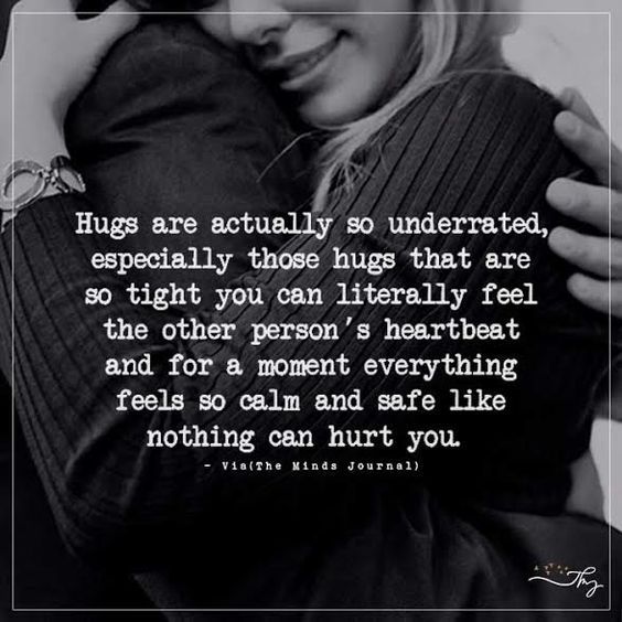 jaegerdog:  Giving and receiving… hugs are a requirement..