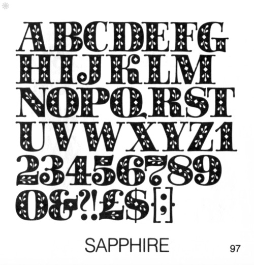 Fun & Funky 70′s Fonts Part 3From the 1979 Letraset CatalogPart 1 (x)Part 2 (x)