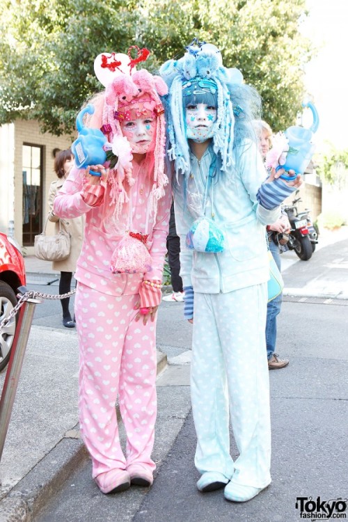 Japanese Shironuri “White Face Monster Party” in Harajuku [x]