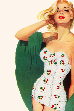 vintagegal:  1950s Jantzen swimsuit advertisement