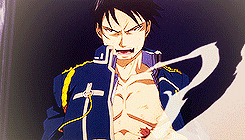 ahhomine:  Fangirl Challenge ⇨ [8/10] Male Characters:  ↪ Roy Mustang The power