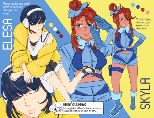 Character Reference Sheets For My Fic Smooth Operator.