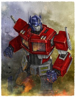 comicblah:  Optimus Prime by Mike Choi