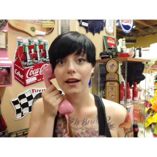 Ceres secret: I’m so silly irl today at the antique mall in Fort Langley #suicidegirls #fortla