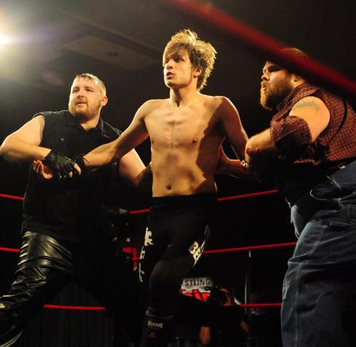 sadowrestler: OH YES HANDICAP MATCH TIME!   THIS WILL BE PAINFUL LAD!