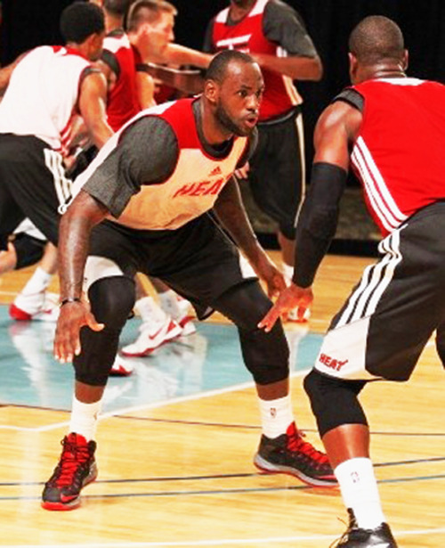 fyeahbballplayers:  LBJ x DWade; 