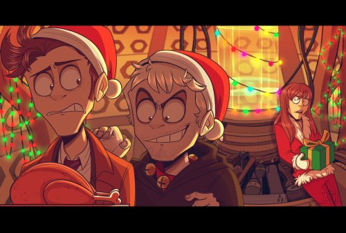 ashesfordayz:Managed to get this done before Christmas!! Merry Christmas!! Or for the Master, Meal t