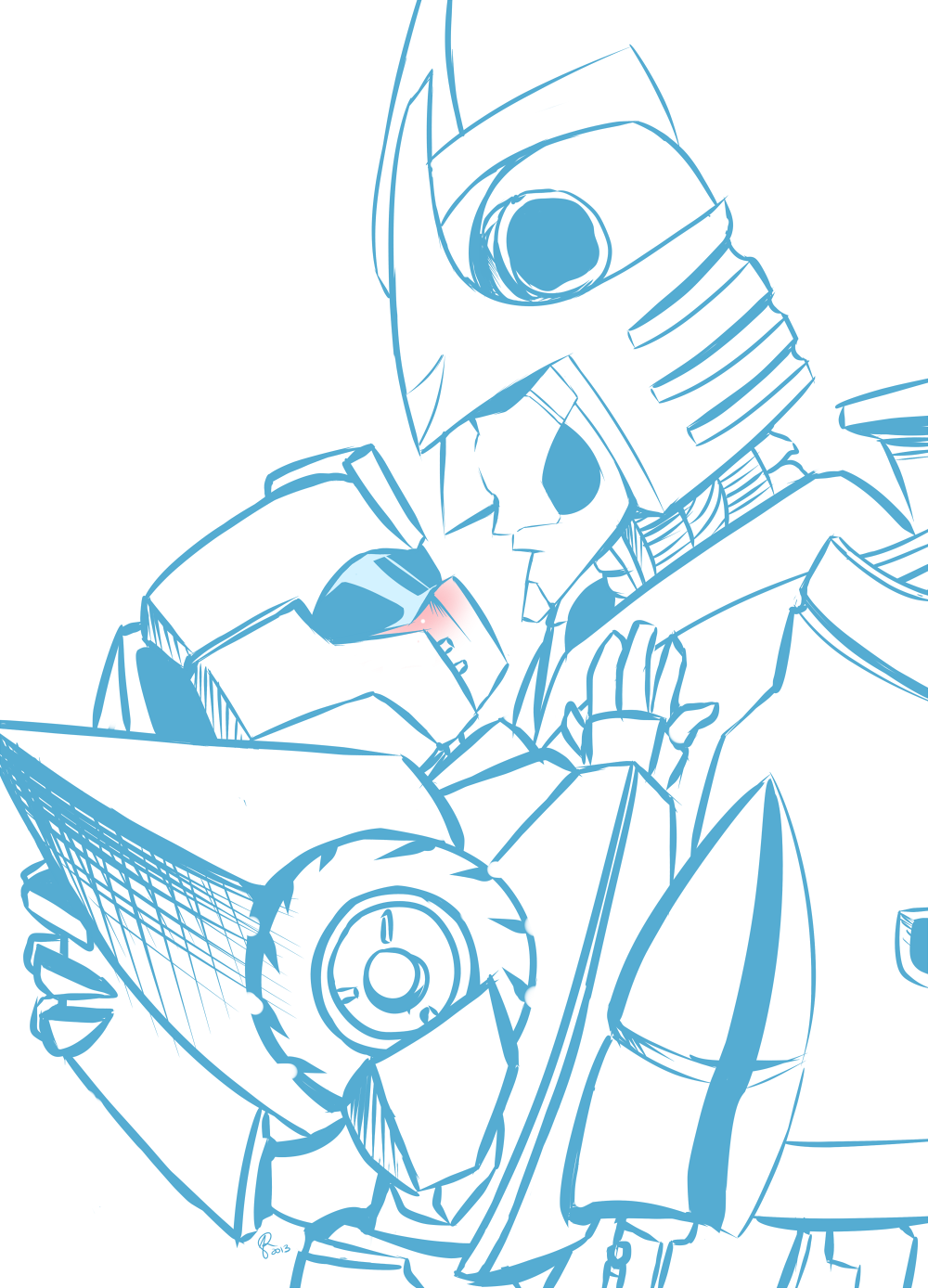 amnicore:  I needed to fill my desire of fluff for these two… so I made a doodle