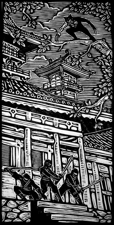 nerdsandgamersftw:  Nerdy Woodblock Art By Brian Reedy | Via Etsy 