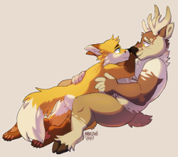 Paperclawsart: Cuddly Couple For An Email Client &Amp;Lt;3 Commission Info 