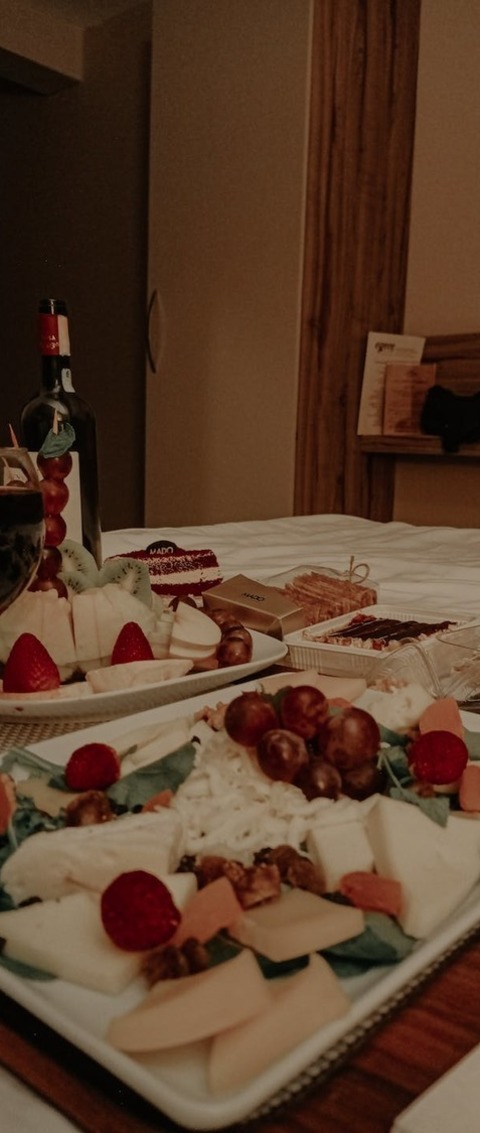 Wine Recipe - Beaujolais With Charcuterie Of Assorted Soft Cheeses And Berries