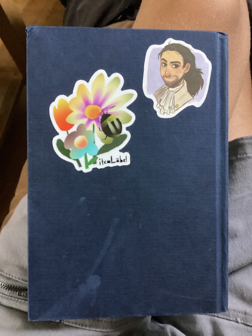The Back :3 (boring Lol) (my Friend Gave Me The Hamilton Sticker, Thank You Friend That Will Probably