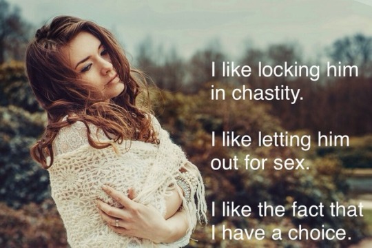 forced-chastity-slave:  my-boy-loves-chastity:  grumpy2017: Absolutely 💜  I like the fact that I don’t have a choice 