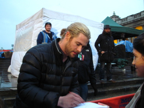 zunihemswroth: omg… long blonde hair + beard = melted fan girls This soft blonde Hemsworth with his 