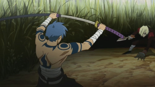 junkandstuff:Even with the new gif size limit, it still takes 3 gifs for Kamina to pull out his sword