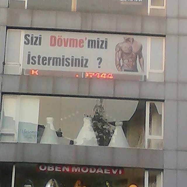 Sizi DÖVME'mizi 
ister misiniz?