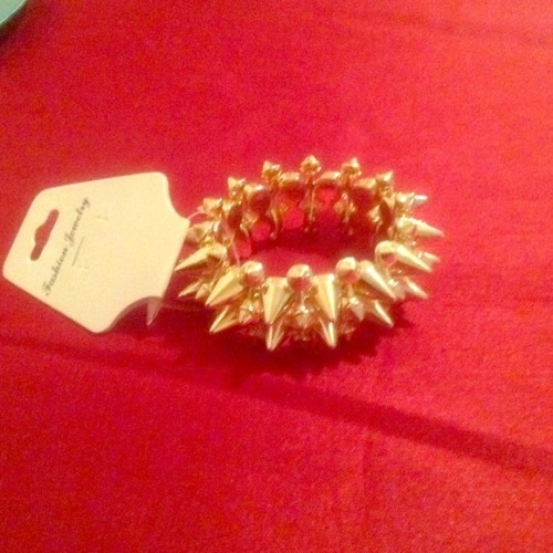 I just added this to my closet on Poshmark: Gold Spike Bracelet. (http://bit.ly/XqqprC) #poshmark #fashion #shopping #shopmycloset