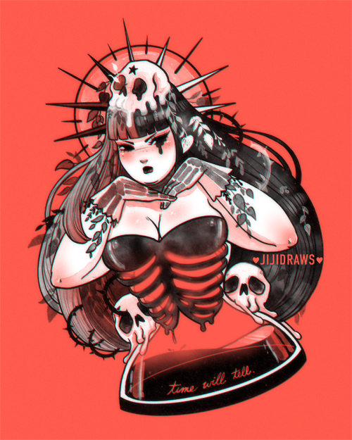 jijidraws: ❦ Muerte Ivy ❦Done as anniversary pieces for patreon to celebrate the sticker club’s birt