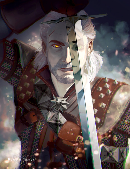 witcher3art:“The girl, Witcher. Yours?” “Mine.” | art by Rengin Tumer Source