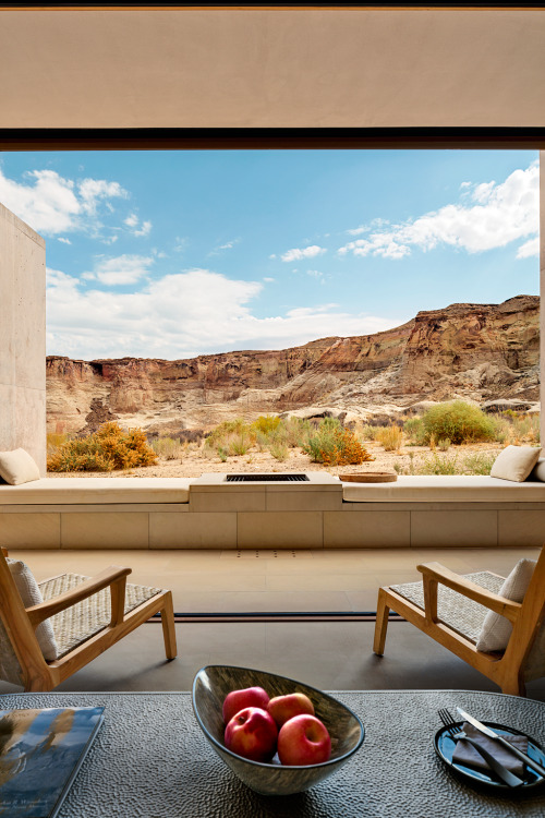 condenasttraveler:  Room With a View: Mesa View Suite 18, Amangiri, Canyon Point, Utah  wut