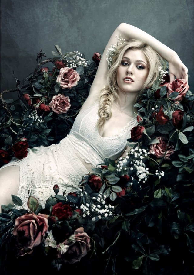 Katherine McNamara photographed by Ricky Middlesworth, 2014